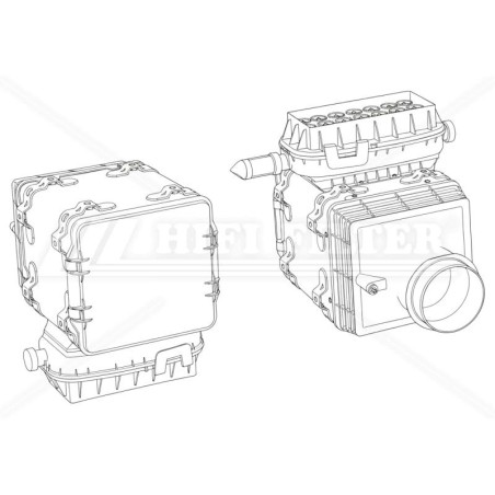 SAH04E12ADP001 COMPLETE AIR FILTER | RICO Europe