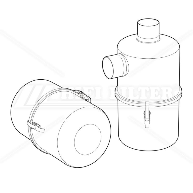 SAH08A07SEM001 OIL BATH AIR FILTER | RICO Europe