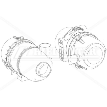 SAH25B08SEP001 COMPLETE AIR FILTER | RICO Europe