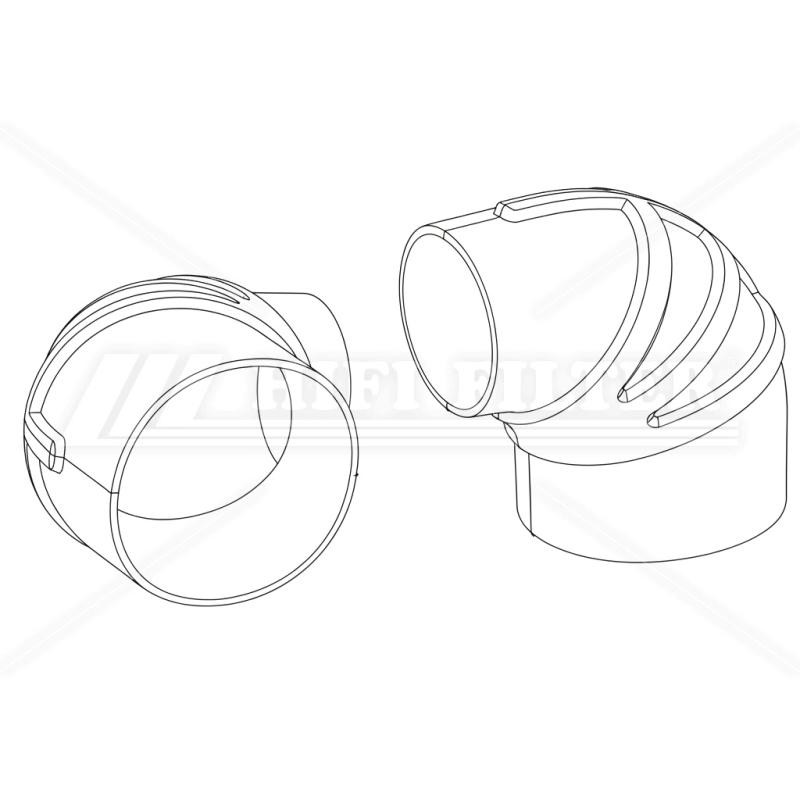 Hifi SAT01SDB178001 90° REDUCER ELBOW