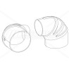 Hifi SAT01SDB178001 90° REDUCER ELBOW