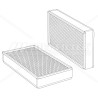 Hifi SC90381 CABIN AIR FILTER