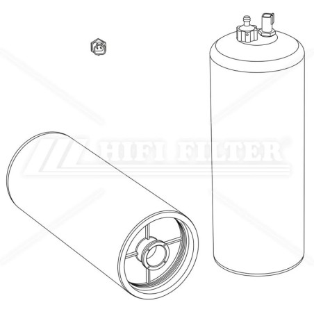 Hifi SN40726 FUEL WATER SEPARATOR FILTER