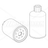 Hifi SN40737 FUEL WATER SEPARATOR FILTER