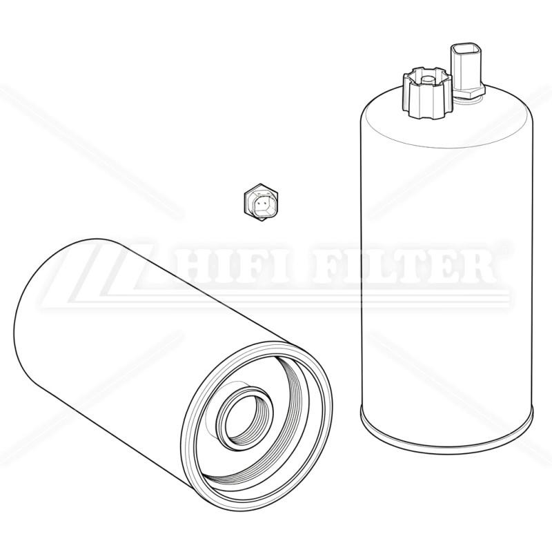 HIFI SN40847 FUEL WATER SEPARATOR FILTER
