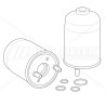 HIFI SN99172 FUEL FILTER