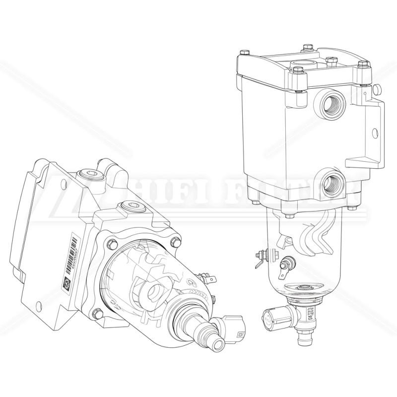 SWK2000/5/50K COMPLETE FUEL FILTER | RICO Europe