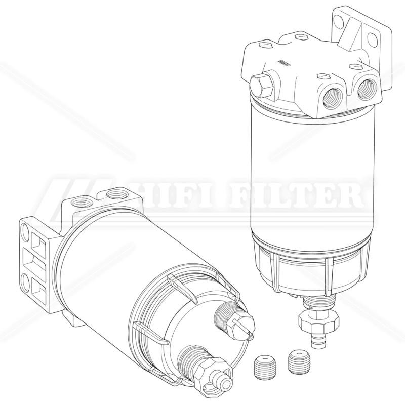Y120BT COMPLETE FUEL FILTER | RICO Europe