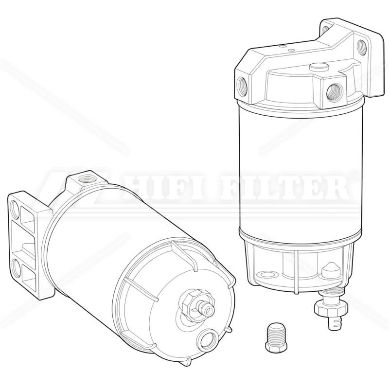 Y320RRAC01 COMPLETE FUEL FILTER | RICO Europe