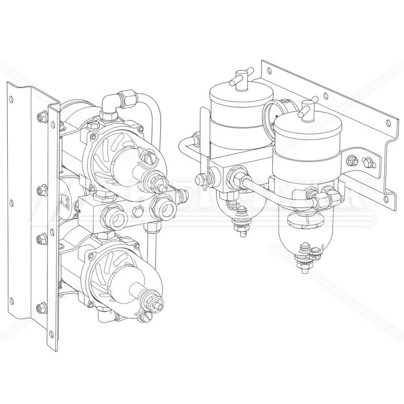Y75500FGX2 COMPLETE FUEL FILTER | RICO Europe