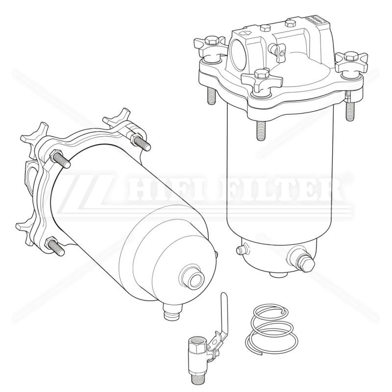 YFBO10 FUEL FILTER HOUSING | RICO Europe