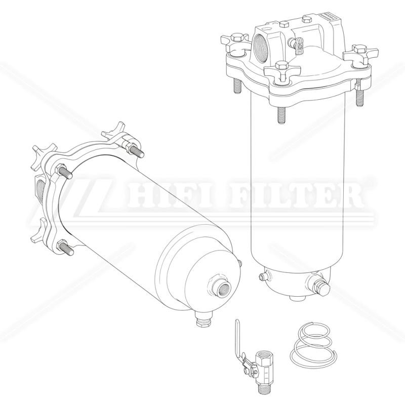 YFBO14 FUEL FILTER HOUSING | RICO Europe