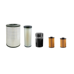 HITACHI ZX 140 WTB 5 Filter Service Kit w/Isuzu Am-4Jj1Xzsa-02 Eng. 2014