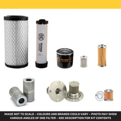 HITACHI ZX17U-2 Filter Service Kit w/Yanmar 3TNV70-VHR Eng.