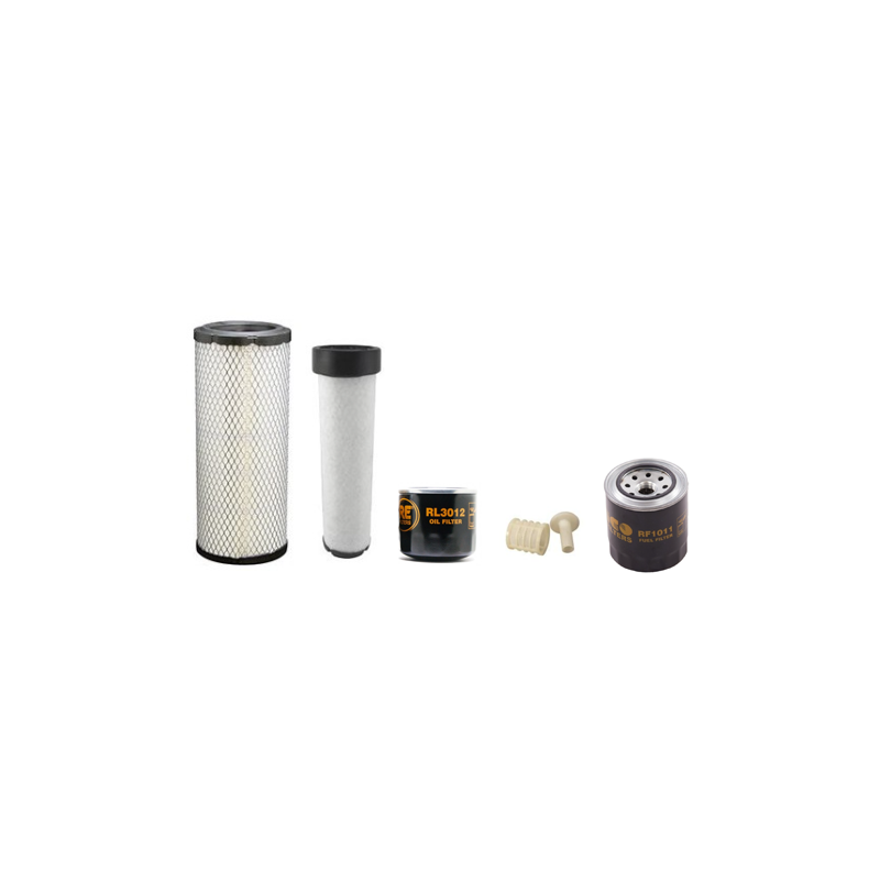 IHI 55 N-2 Filter Service Kit Air Oil Fuel Filters w/Yanmar 4TNV98 Eng.