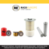 Filter Kit for JCB 801.6 Air Oil Fuel Filters with Perkins 103.10KD Engine Year -2005