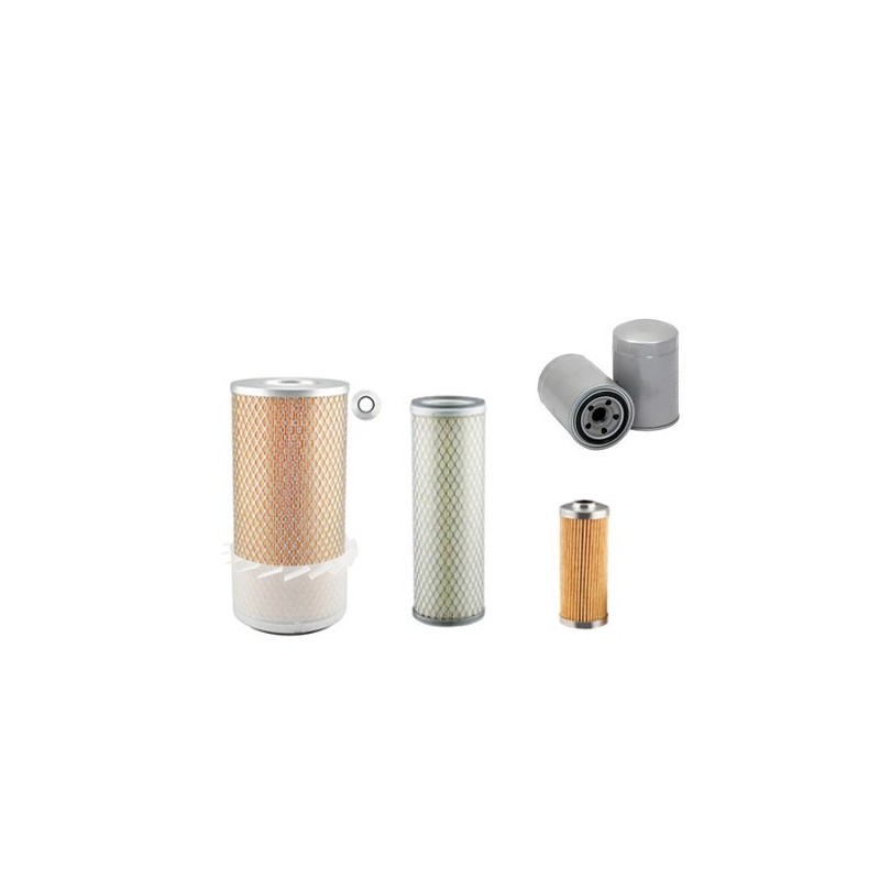 Filter Kit for Komatsu PC30-5 Air Oil Fuel Filters with Yanmar Engine