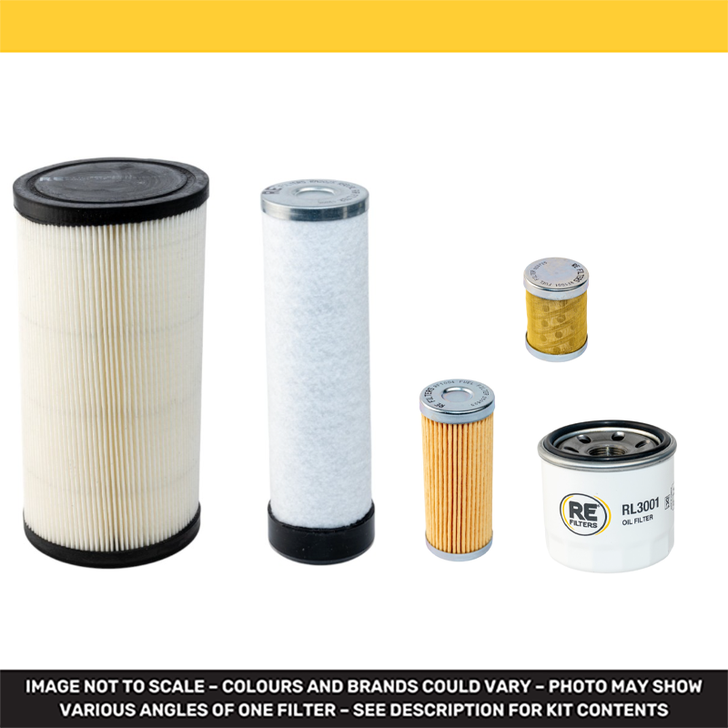 NEUSON 1501 Filter Service Kit Air Oil Fuel Filters w/Yanmar 3TNV76-XNSV Eng.   YR  2014