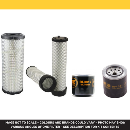 AIRMAN AX 30 U-4 Filter Service Kit Air Oil Fuel Filters w/Yanmar 3TNV88-SHBB Eng.
