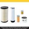 ROBIN SILENT STAR 13000 Filter Service Kit w/Yanmar 3Tnm72 Eng. 2015-