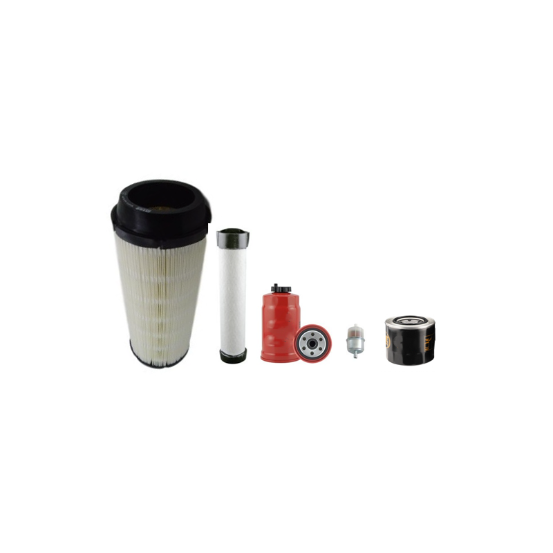 BOMAG BW 125 AD-4 Filter Service Kit Air Oil Fuel Filters w/Kubota D1703 Eng. SN  101880041093- YR  2007-