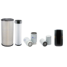 Filter kit for Wacker WL57 Air Oil Fuel Filters with Perkins 1104D-E44T Engine Year 2009-