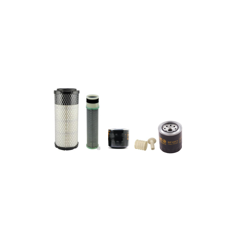 Filter kit for Case CX 31 B Air Oil Fuel Filters with Yanmar 3TNV88P Engine