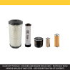 Filter kit suitable for CAT 302.7DCR with Yanmar 3TNV76 Engine YR 2012- Air Oil Fuel Filters