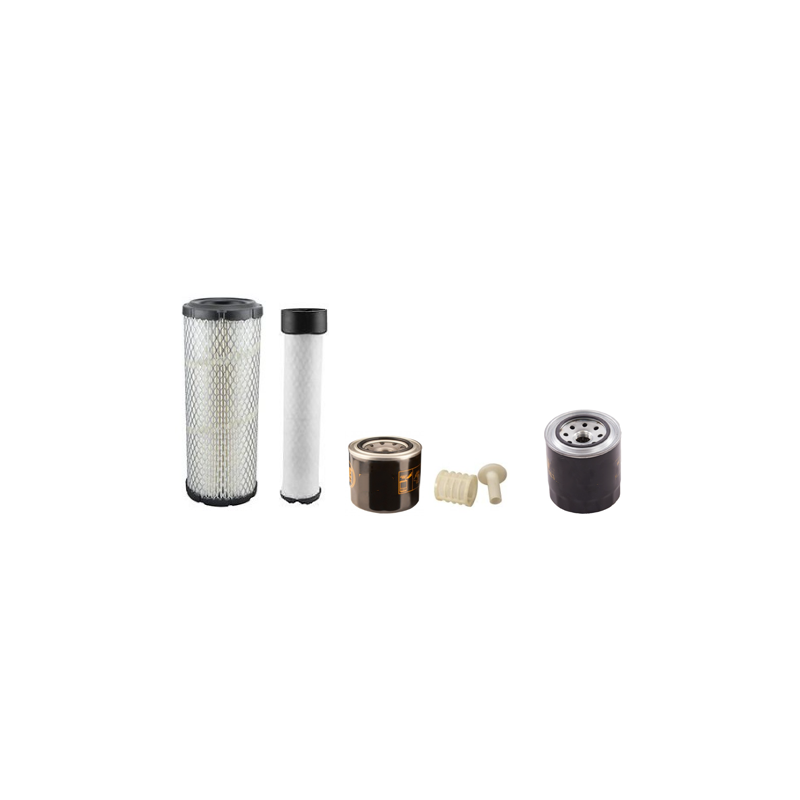 DOOSAN DX 27 Z Filter Service Kit Air Oil Fuel Filters w/Yanmar 3TNV88-SDB Eng.   YR  2008-