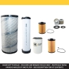 Filter kit for Case CX 145 C SR Air Oil Fuel Filters with Isuzu 4JJ1X Engine  YR 2012-