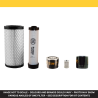 KUBOTA KX 019-4 Filter Service Kit Air Oil Fuel Filters w/Kubota D 902-BH Eng.   YR  2011-