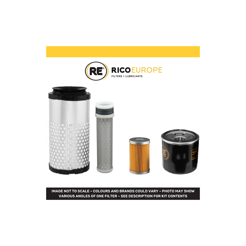 KUBOTA KX 41-3 Filter Service Kit w/Kubota D 902EBH Eng.  Air, Oil, Fuel Filters