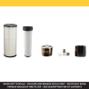 Filter Kit for Kubota U55-4 Air, Oil, Fuel Filters