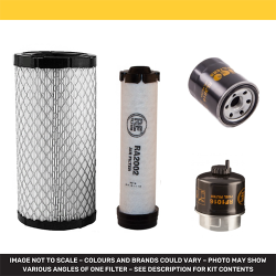 CAT 301.8 D Filter Service Kit Air Oil Fuel Filters w/Mitsubishi  Eng.