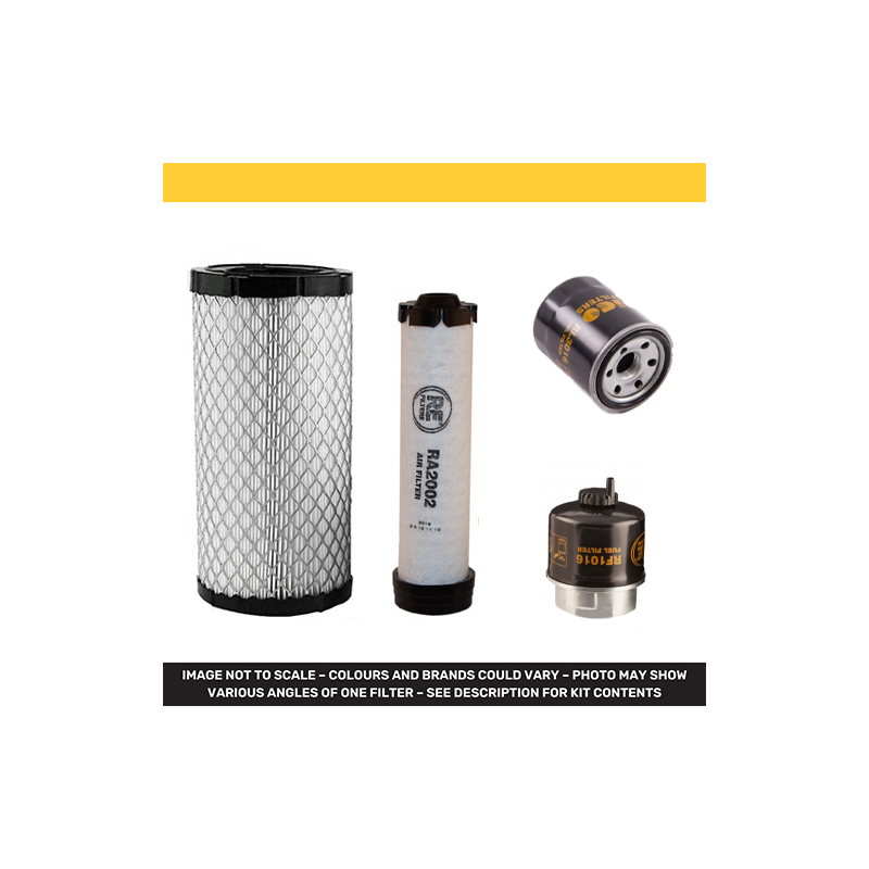 CAT 301.8 D Filter Service Kit Air Oil Fuel Filters w/Mitsubishi  Eng.