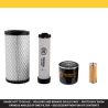 Filter Kit for Takeuchi TB23R TB23FR Air, Oil, Fuel 