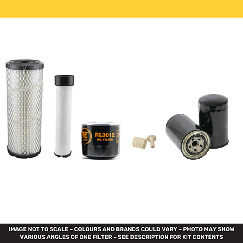VOLVO EC 27C Filter Service Kit w/Volvo D1.6DCAE3 Eng. Air, Oil, Fuel Filters