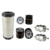 Filter Kit for Kubota GR 1600-II with Kubota Z 482-E2-G x Engine