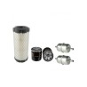 Filter Kit for Kubota GR 1600-II Air Oil Fuel Filters with Kubota Z 482-E2-G x Engine