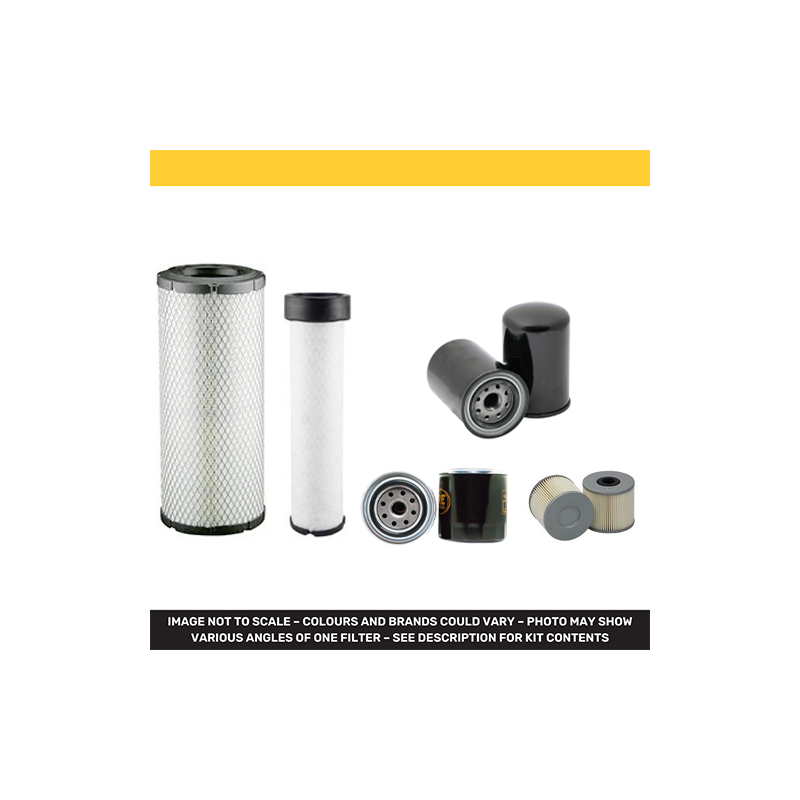 Filter Kit for Takeuchi TB257FR with Kubota V2403-CR-TE5B engine 2021