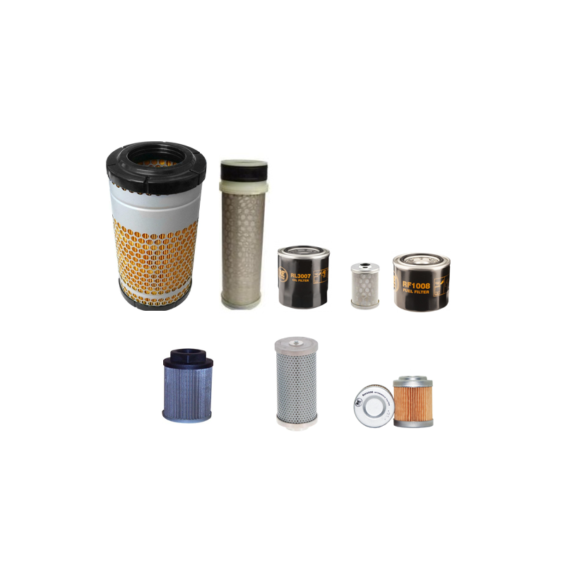 Filter Kit Suitable for Cat 305 E2 w Cat c2.4 Eng. Air Oil Fuel Filters