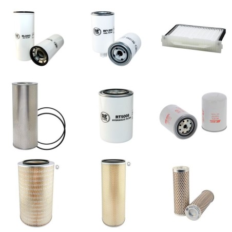 Filter Kit For Hitachi EX 550-1 Filter Service Kit with Cummins NTA 855-C400 Engine