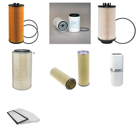 CLAAS LEXION 600 Filter Service Kit with Mercedes Om502La Eng 2009-