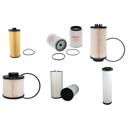 CLAAS MEDION 310 Filter Service Kit Air Oil Fuel Filters w/MERCEDES OM906LA Eng. SN  -93202286 YR  04.00- 200 CH
