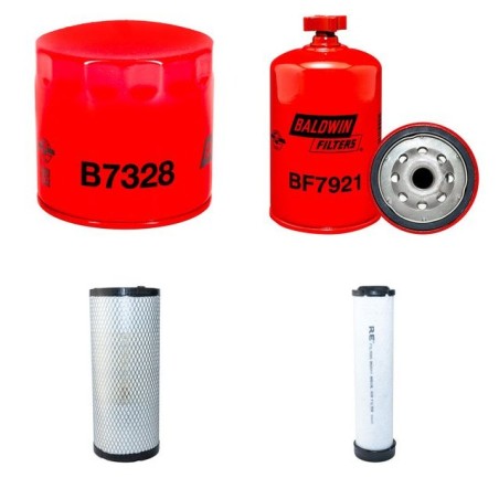 CLAAS NECTIS 227 VE Filter Service Kit w/Iveco/NEF F4CE0354AD600 Eng.