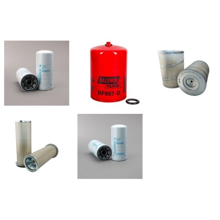 CLAAS 75 C Filter Service Kit Air Oil Fuel Filters w/Cummins V504C Eng.