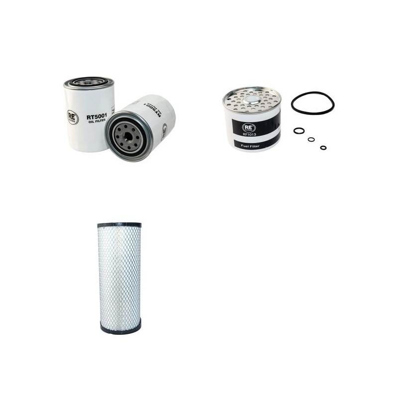 CLARK CDP 50 H Filter Service Kit Air Oil Fuel Filters w/Perkins 1004.2 Eng.