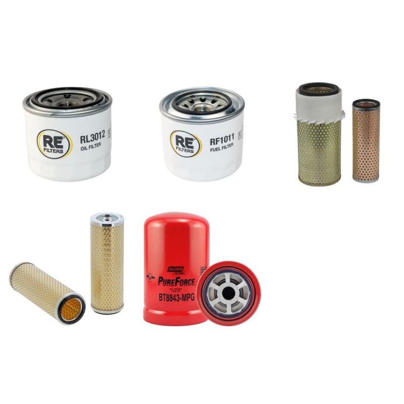 CLARK CMP 25 D Filter Service Kit w/Yanmar 2YDXL2-78D4N Eng.