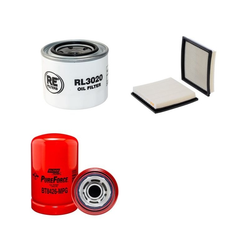 CLARK GCS 20-30/MC Filter Service Kit w/Mitsubishi 4G54 Eng. SN  5531-6320