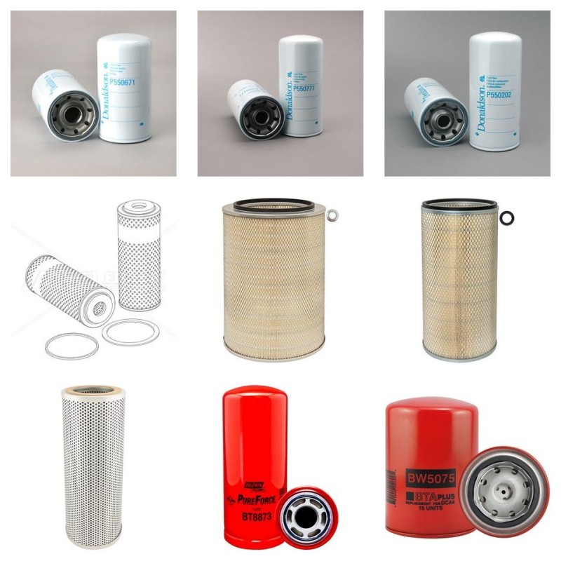 CLARK L 480 B Filter Service Kit w/Cummins VTA1710C Eng.